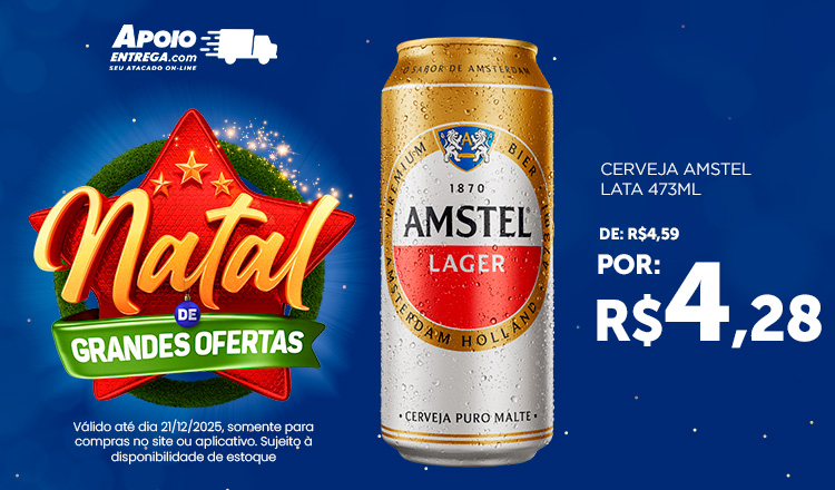 Cerveja Amstel Lata 473ml 21/12